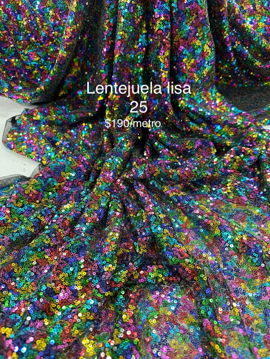 Lentejuela lisa 25