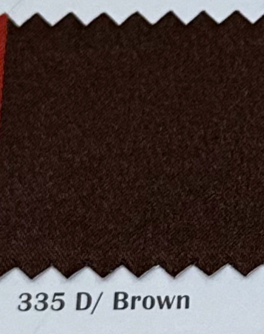 Satín regular #335 D/Brown
