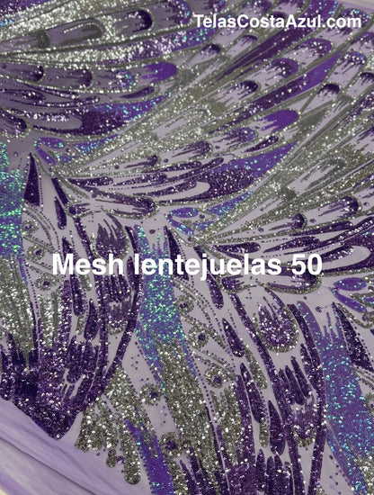Mesh lentejuelas 50