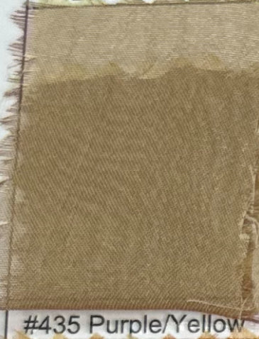Chifón tornasol 435 Purple/yellow