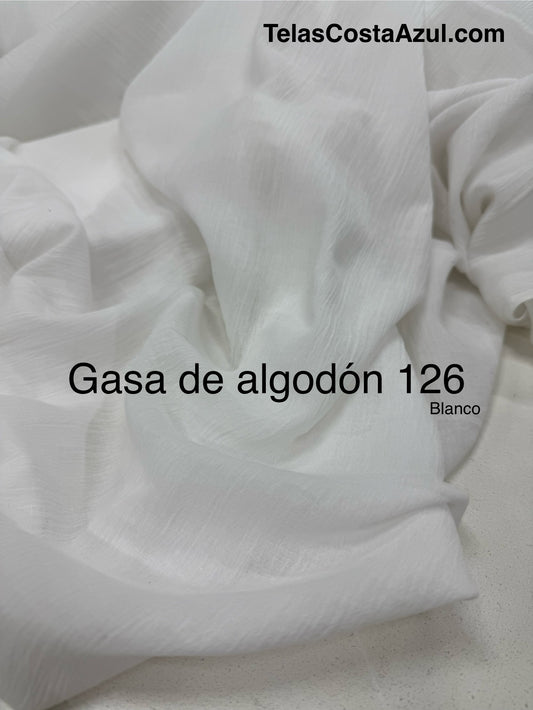 Gasa de algodón 126