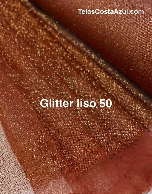 Tul glitter liso 50