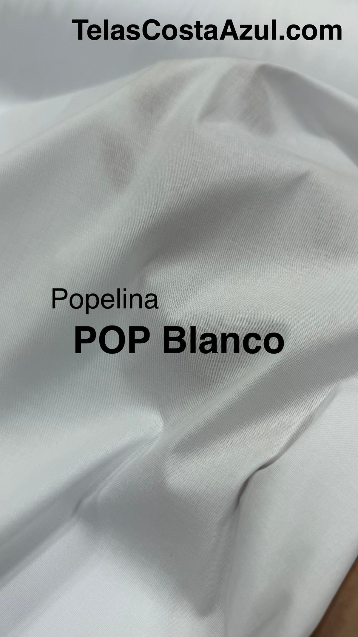 Popelina POP Blanco