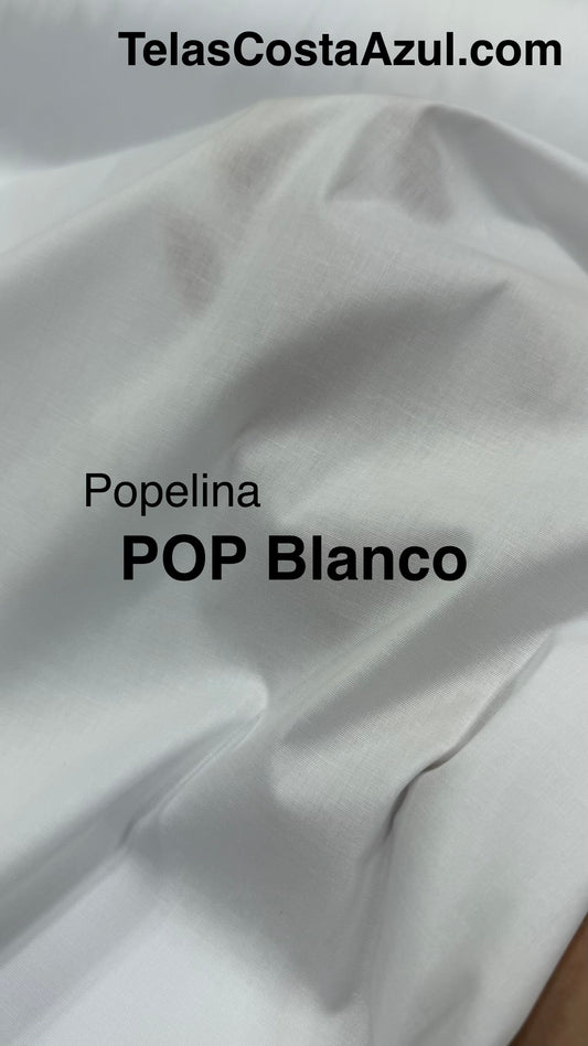 Popelina POP Blanco