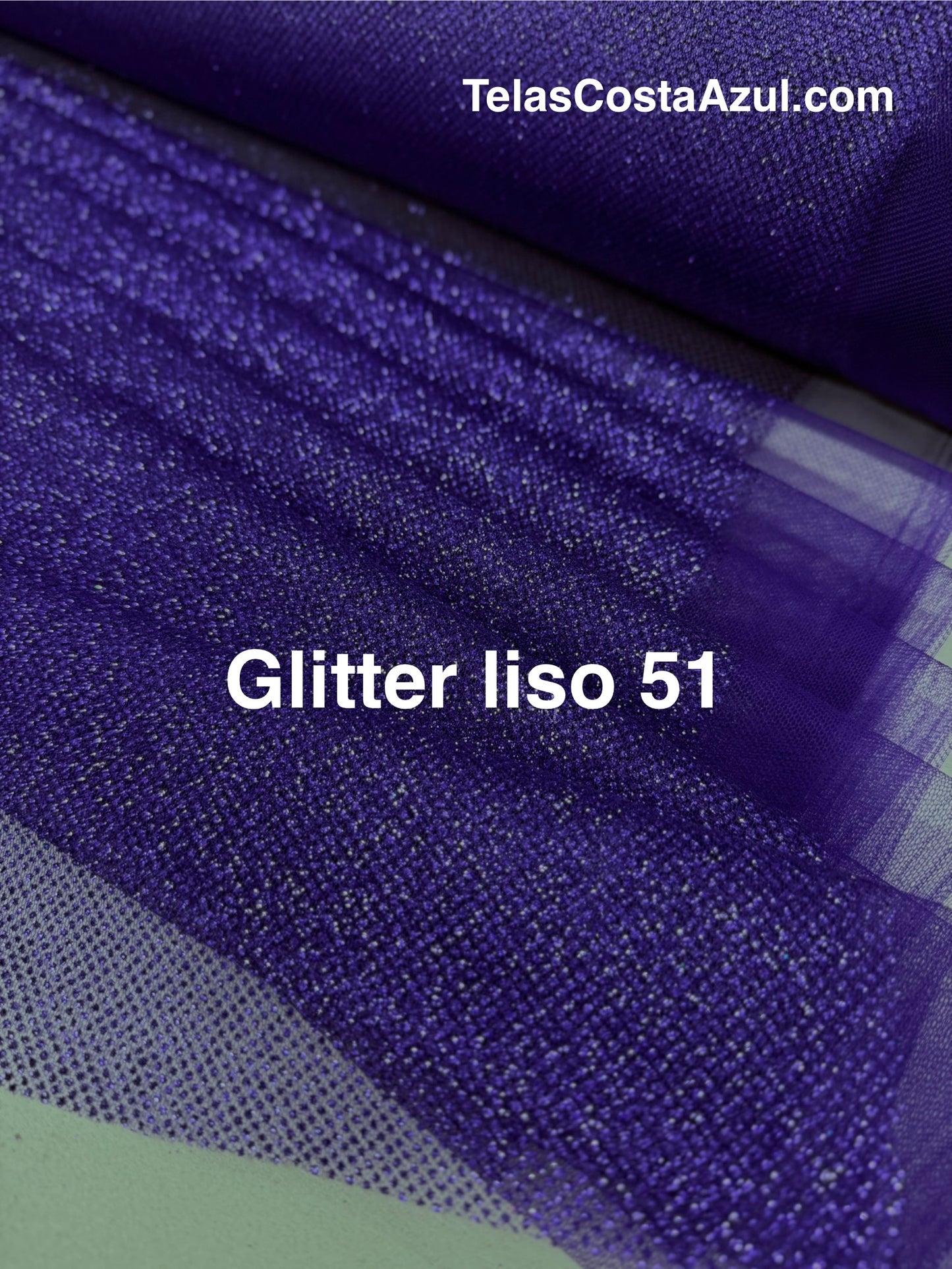 Tul glitter liso 51