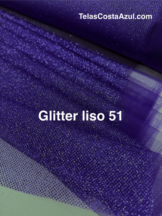 Tul glitter liso 51