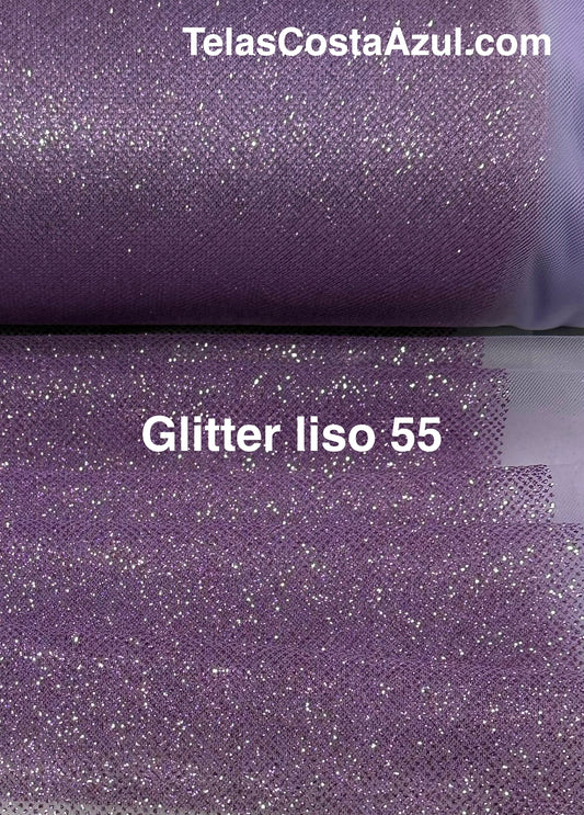 Tul glitter liso 55