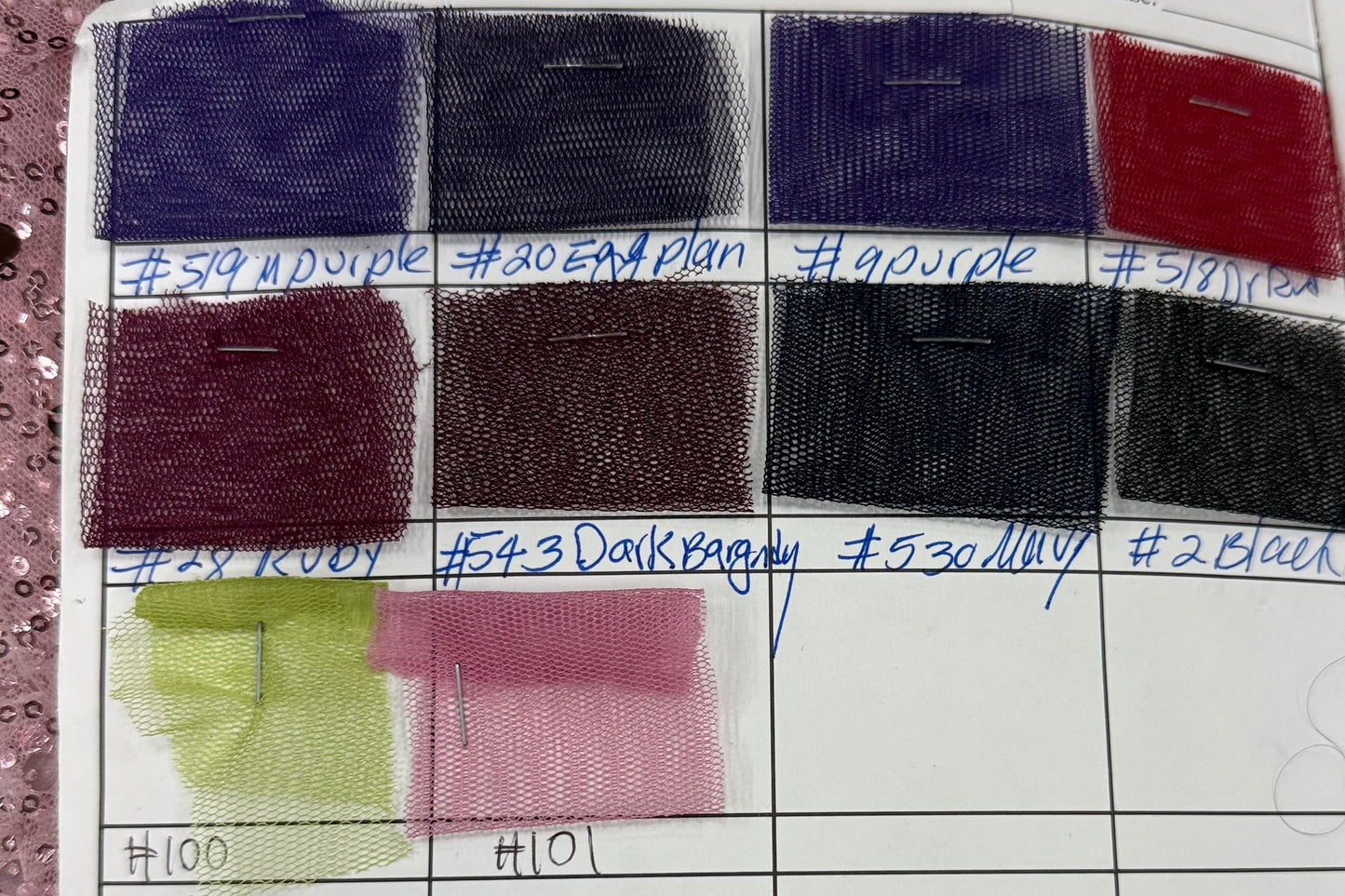 Catálogo de tul inglés