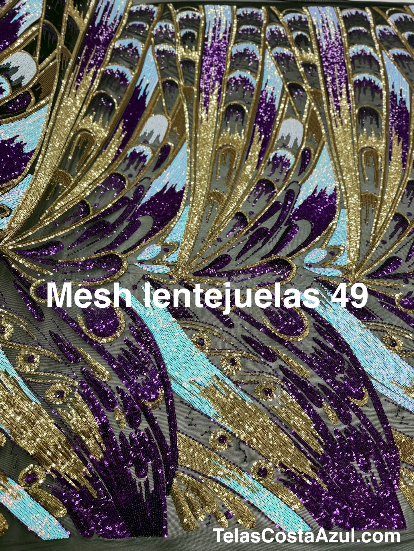 Mesh lentejuelas 49