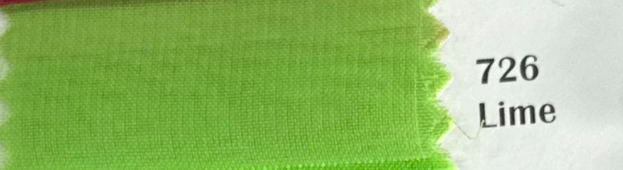 Chifón mate 726 Lime