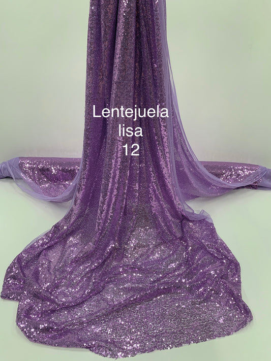 Lentejuela lisa 12