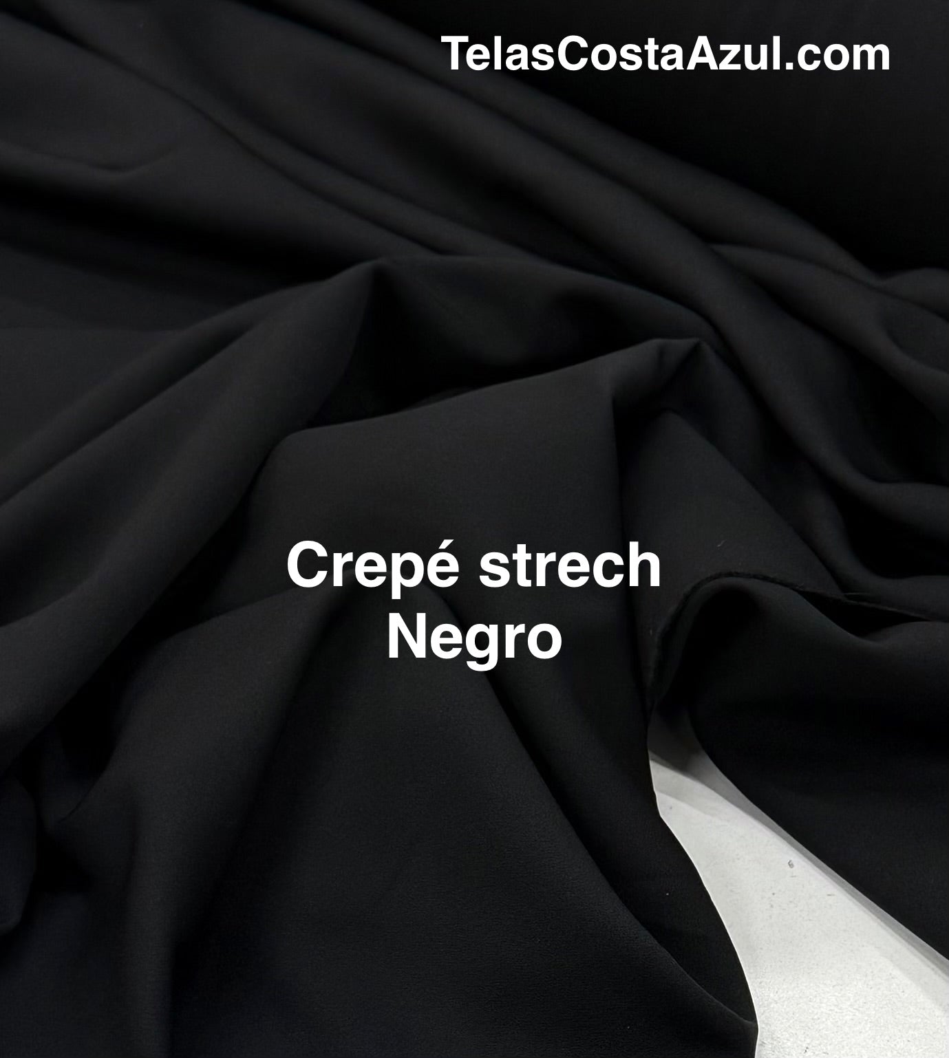Crepé strech Negro