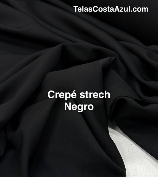 Crepé strech Negro