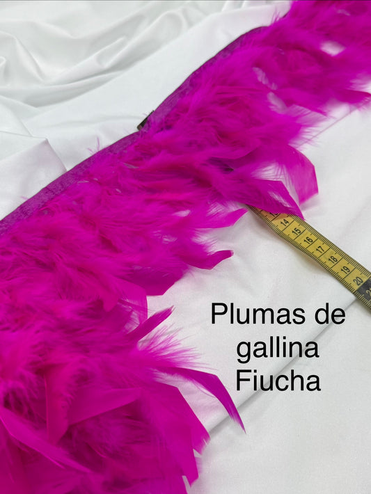 Plumas de gallina Fiucha