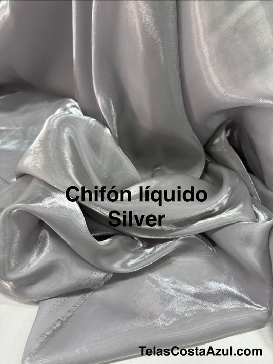 Chifón líquido Silver