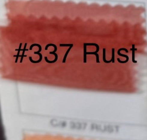 Organza satinada #337 Rust