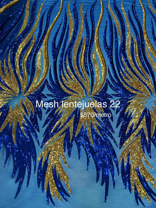 Mesh lentejuelas 22