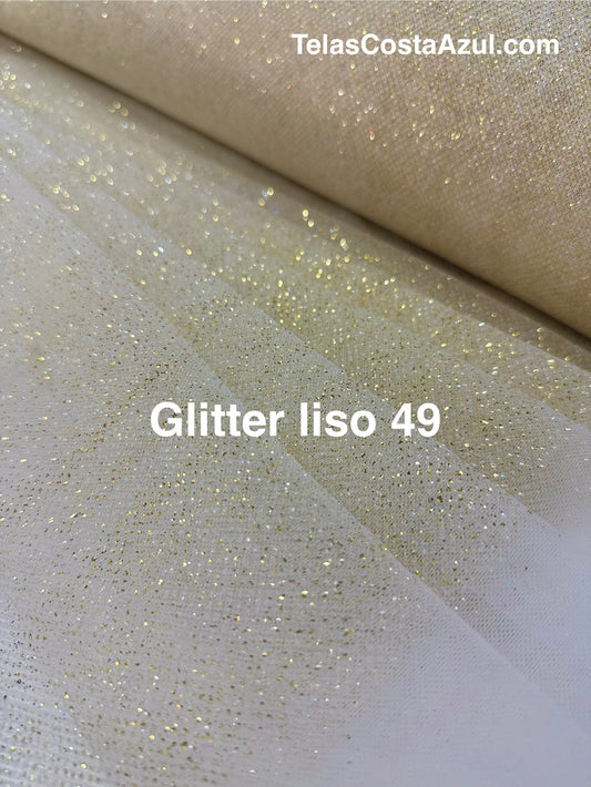 Tul glitter liso 49