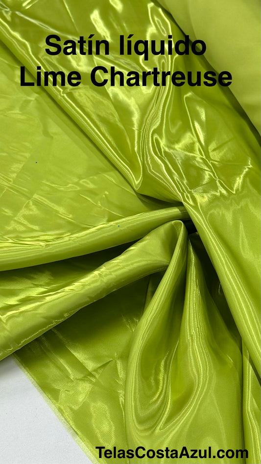 SATIN LIQUIDO LIME CHARTREUSE