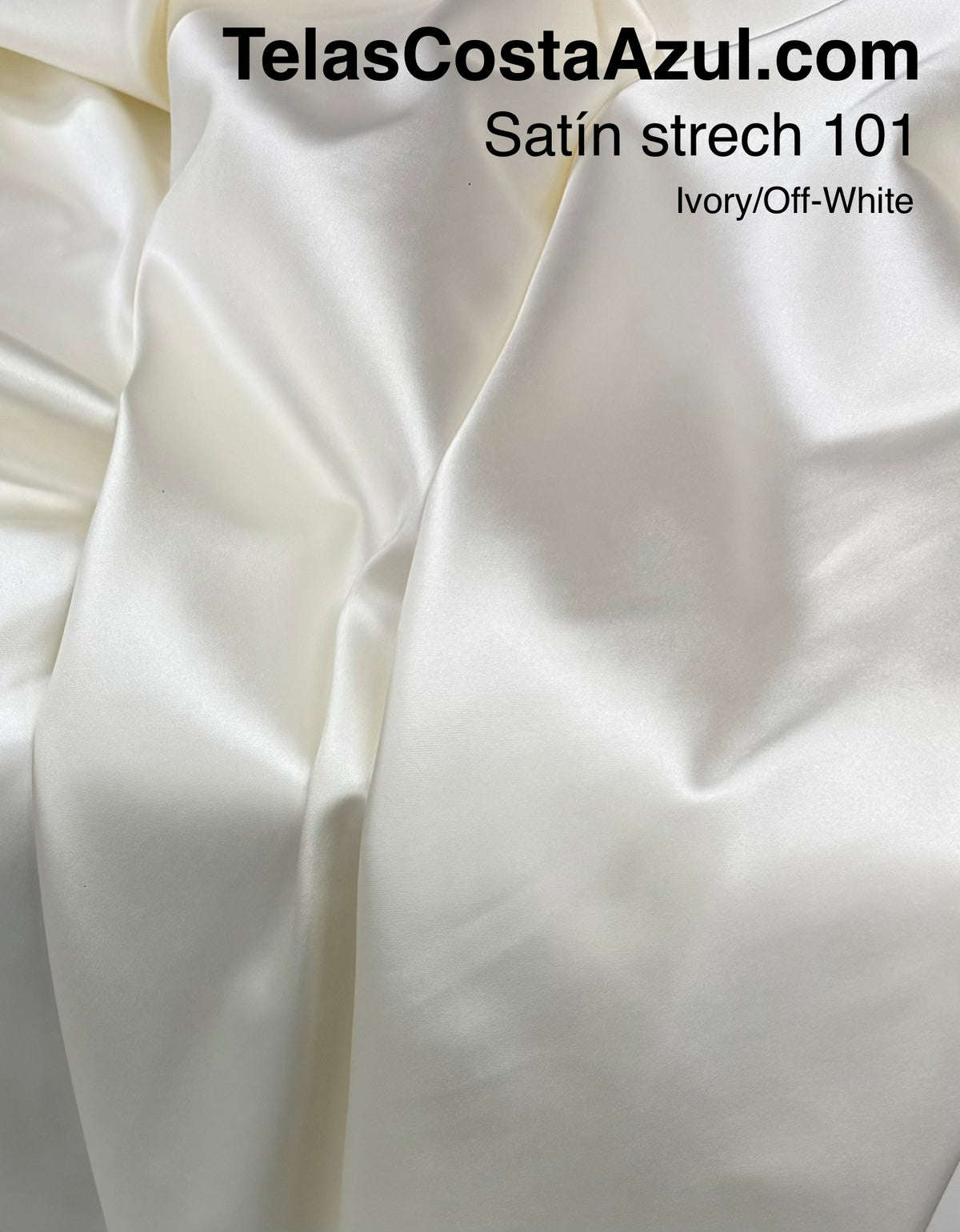 Satín strech 101 Ivory