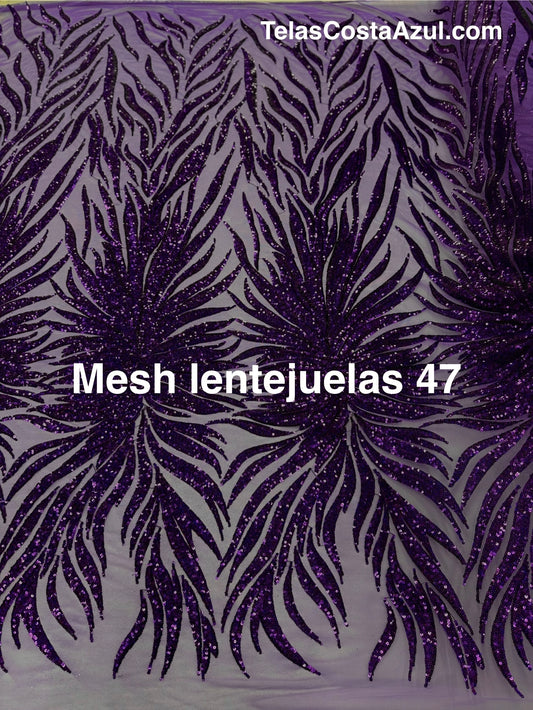 Mesh lentejuelas 47