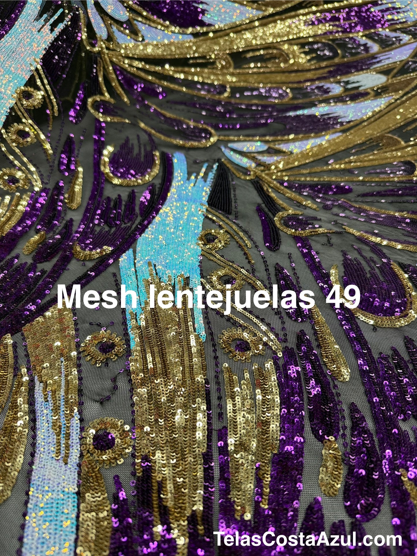 Mesh lentejuelas 49
