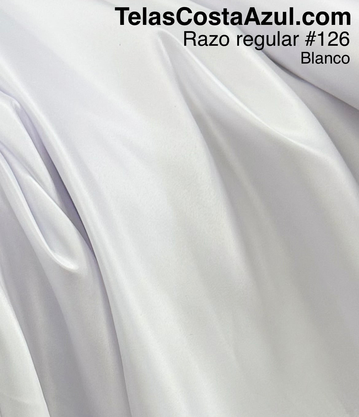 Razo regular 126 Blanco