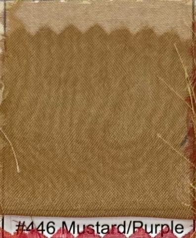 Chifón tornasol 446 Mustard/purple