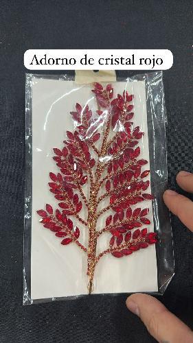 ADORNO DE CRISTAL ROJO OSC