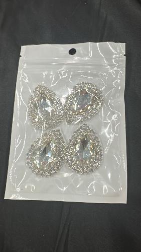PIEDRA OVALADA PLATA