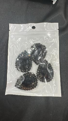 PIEDRA OVALADA NEGRA