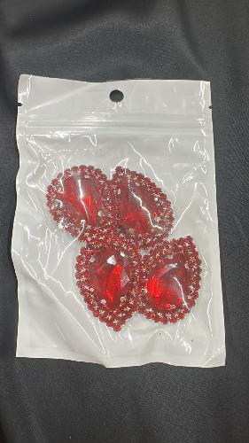 PIEDRA OVALADA ROJA