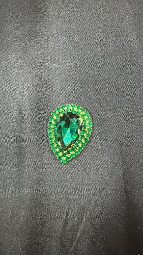 PIEDRA OVALADA VERDE ESM