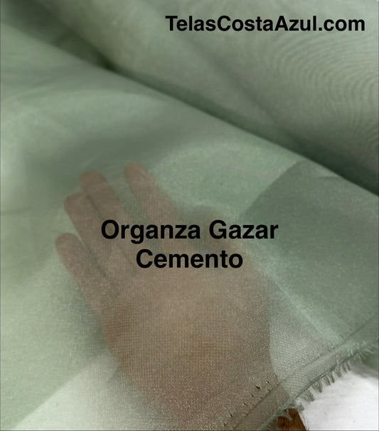 Organza Gazar Cemento