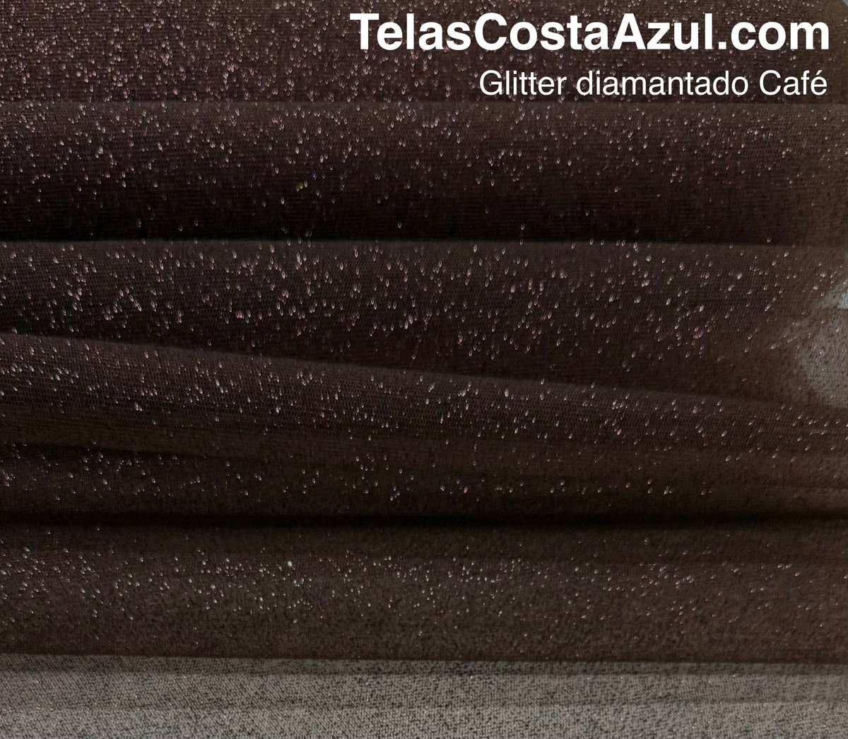 Glitter diamantado Café