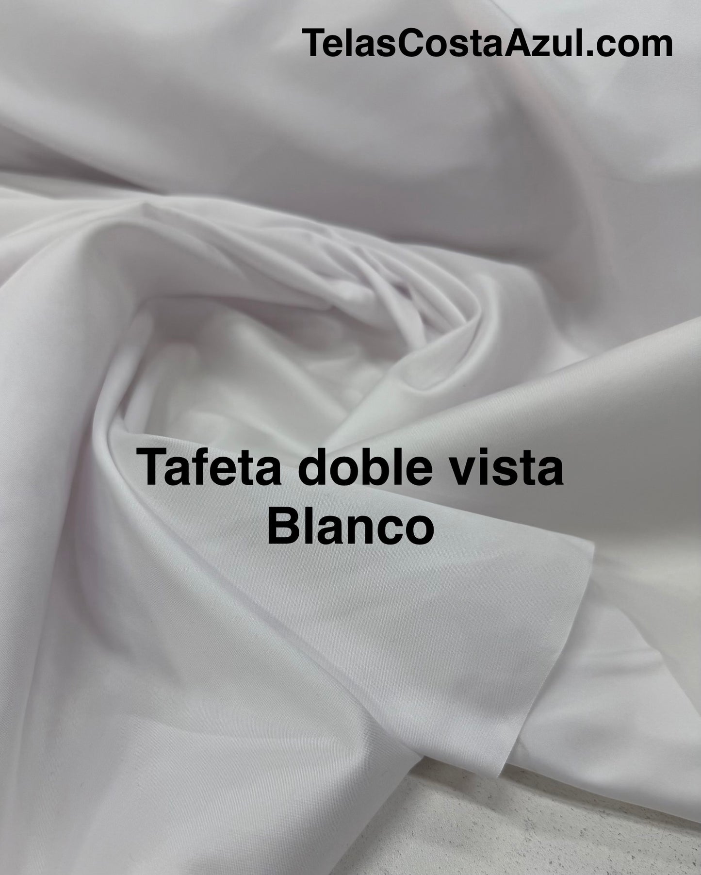 Tafeta doble vista Blanco