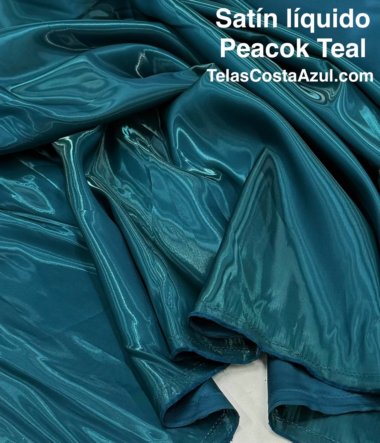 SATIN LIQUIDO PEACOK TEAL