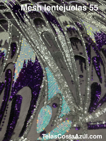 Mesh lentejuelas 55