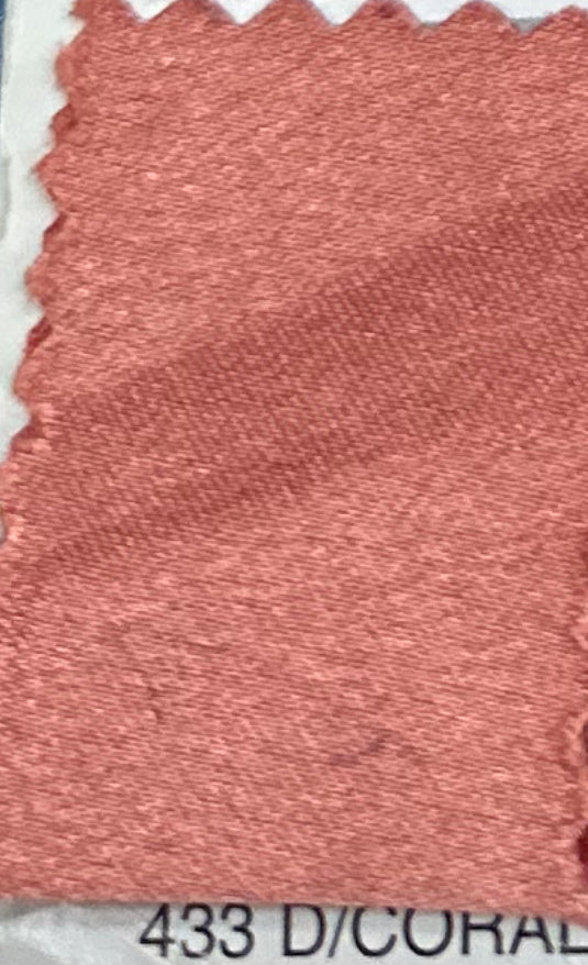Crepé satinado 433 D/Coral