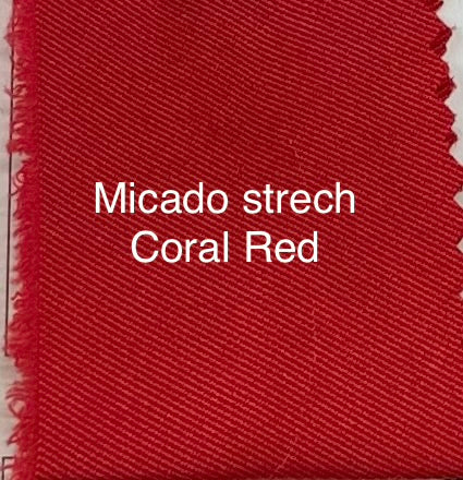 Micado Coral Red (strech)
