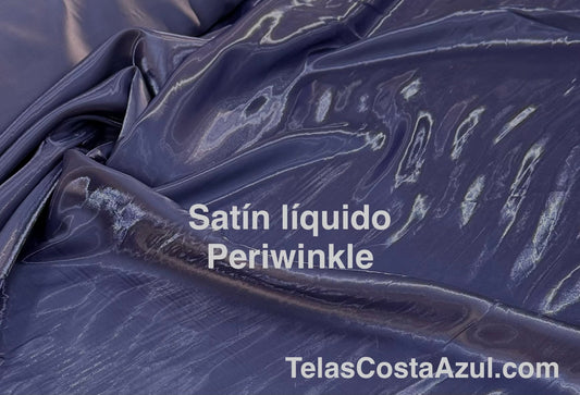 Satín líquido Periwinkle