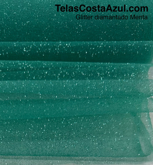 Glitter diamantado Menta