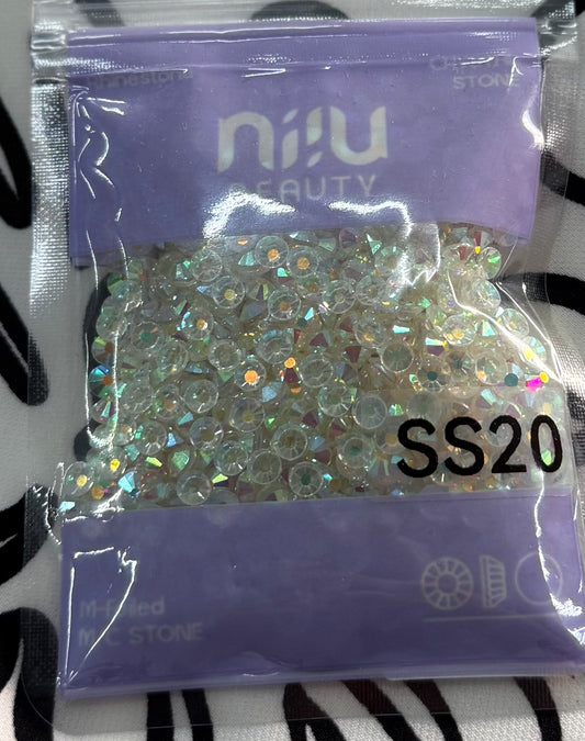 Bolsa Cristales SS20 Tornasol Transparente