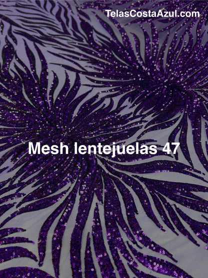 Mesh lentejuelas 47