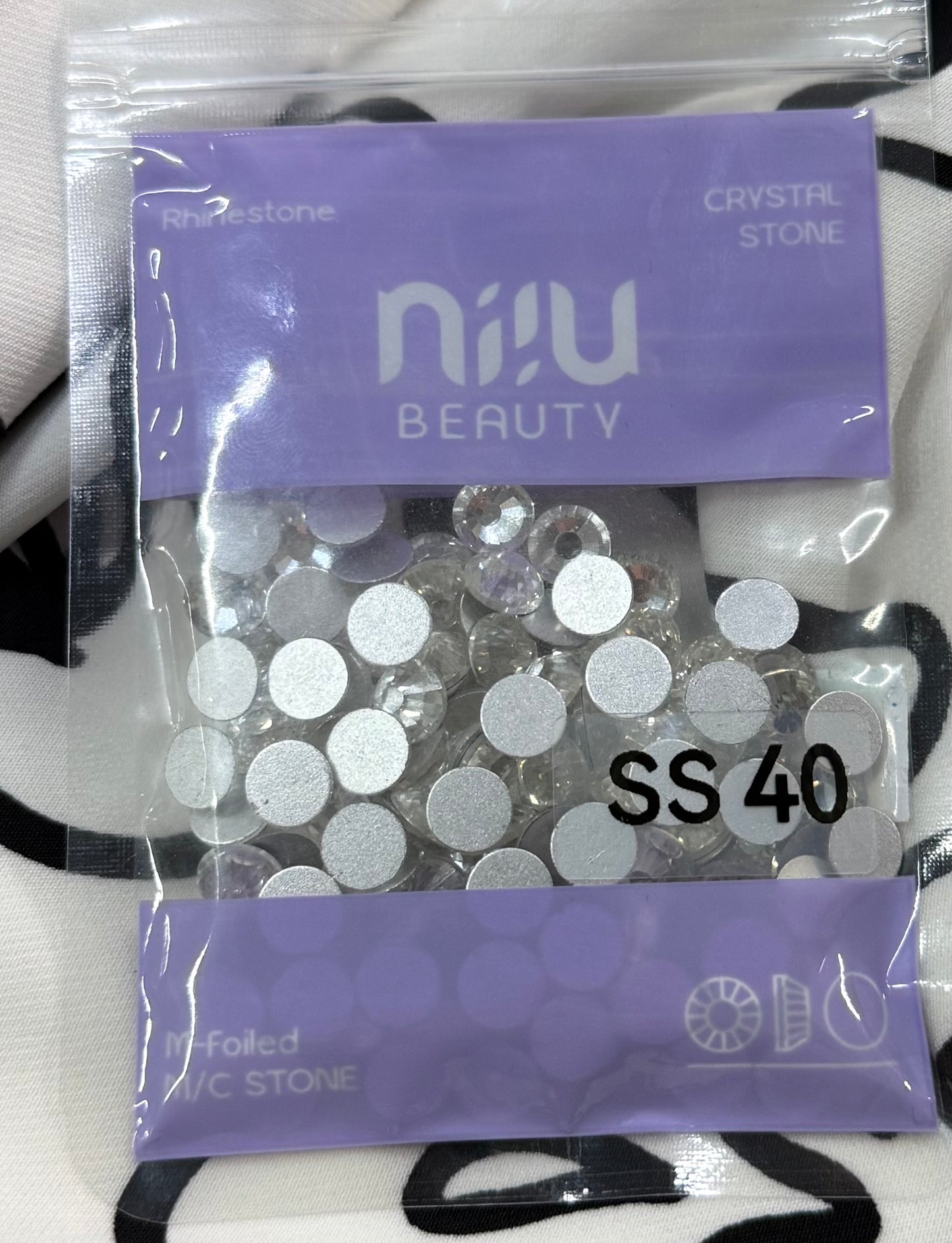 Bolsa Cristales SS40 Plata