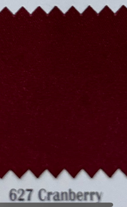 Satín regular #627 Cranberry