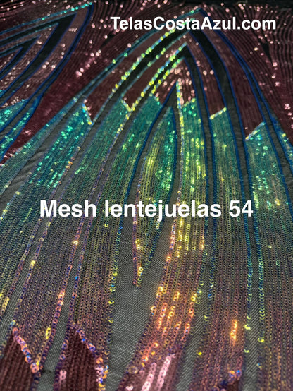 Mesh lentejuelas 54