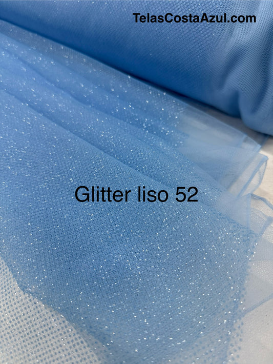 Tul glitter liso 52