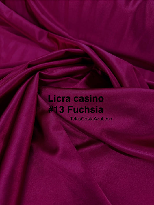 Licra casino 13 Fuchsia