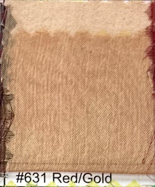 Chifón tornasol 631 Red/gold